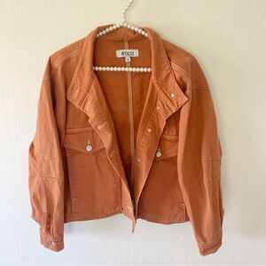 Etica Demin Kat Jacket in Burnt Orange